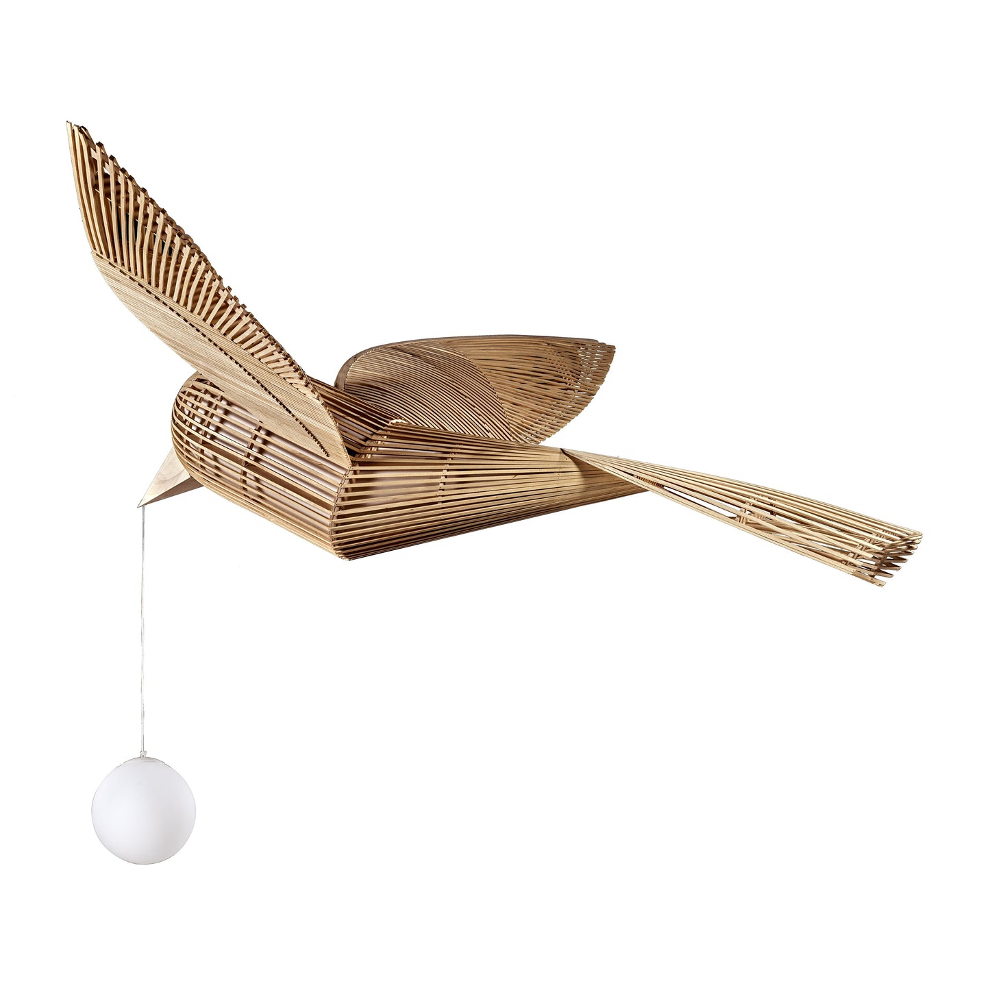 Life-Size Birdy Horizontal Suspension Light