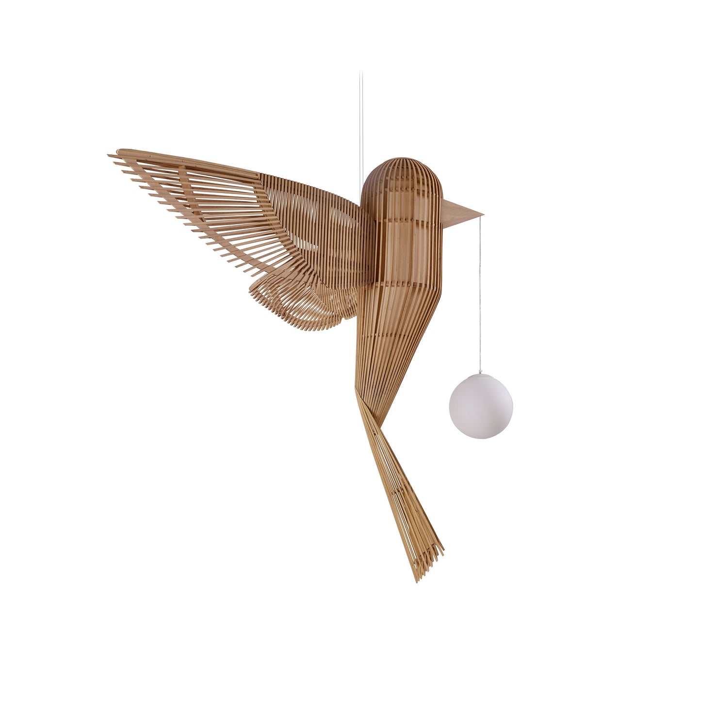 Life-Size Birdy Vertical Suspension Light