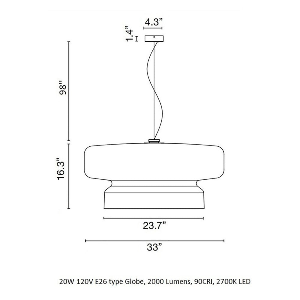 Bohemia 84 Pendant Light