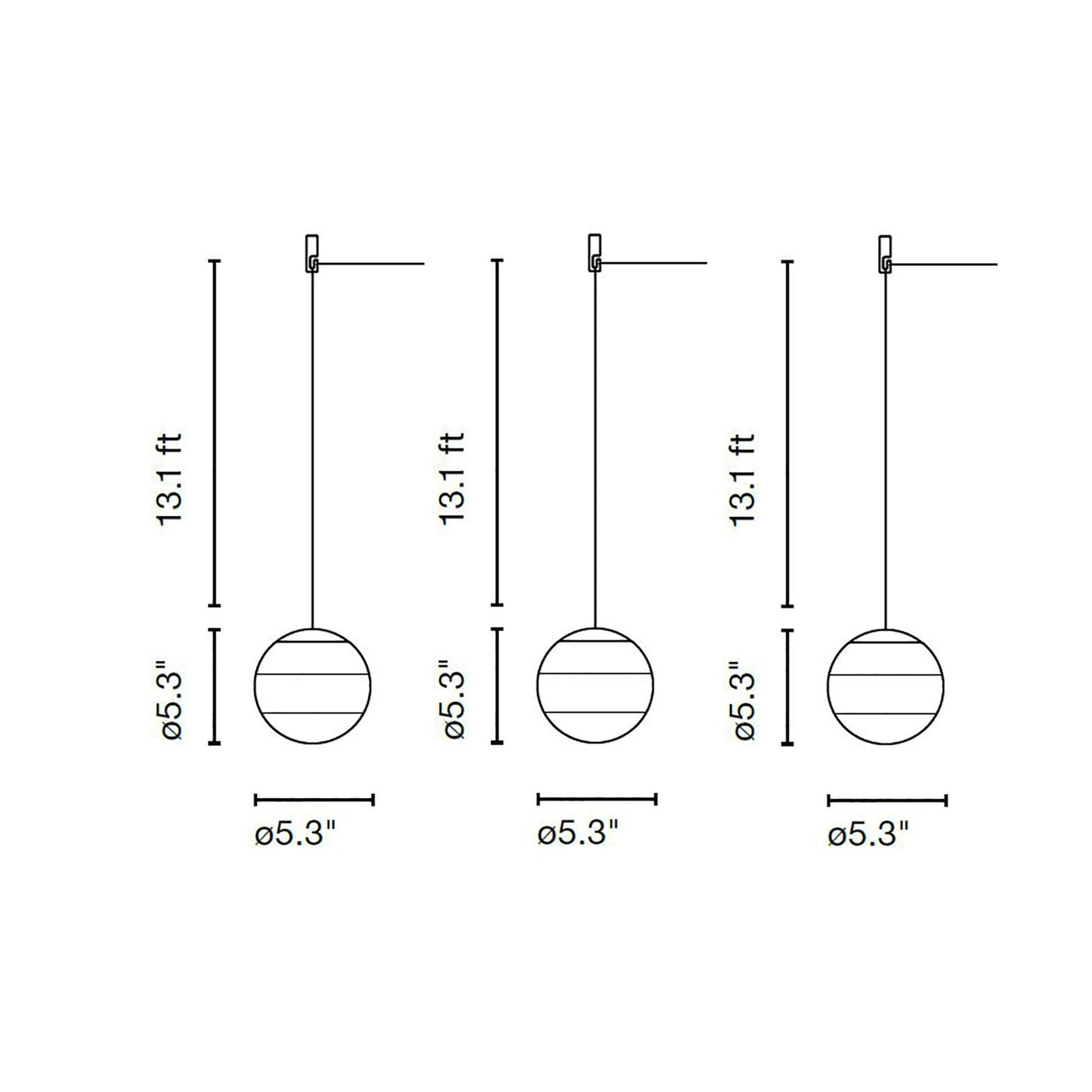 Dipping LED 24V Cluster Pendant Light