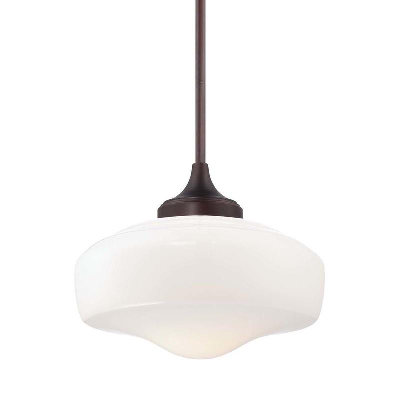 One Light Glass Pendant Light