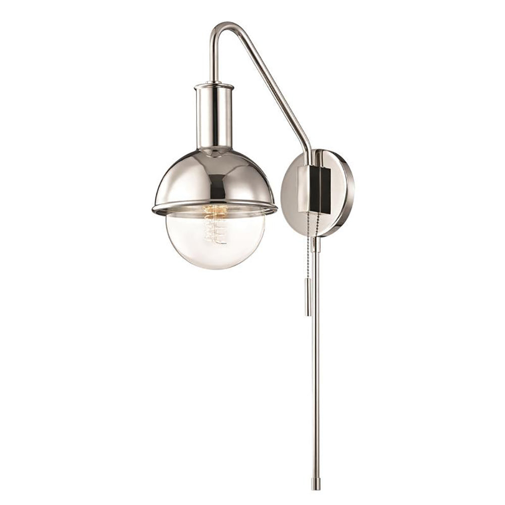 Riley Metallic Plug In Wall Light