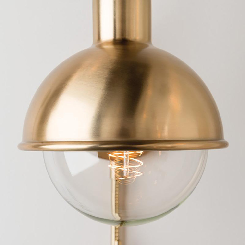 Riley Metallic Plug In Wall Light