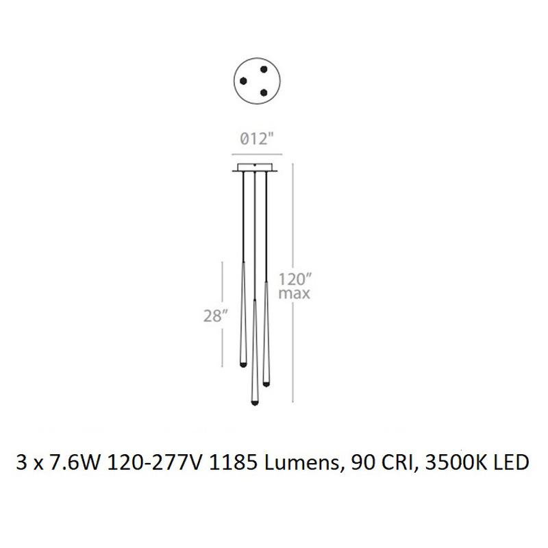 Cascade Crystal LED Round Chandelier