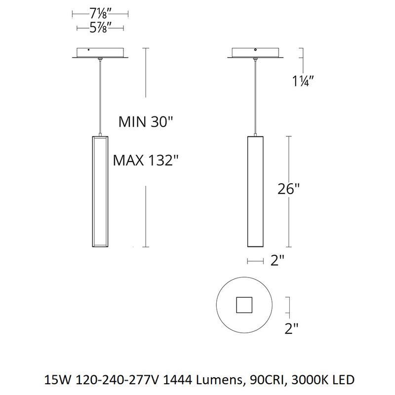 Chaos LED Pendant Light