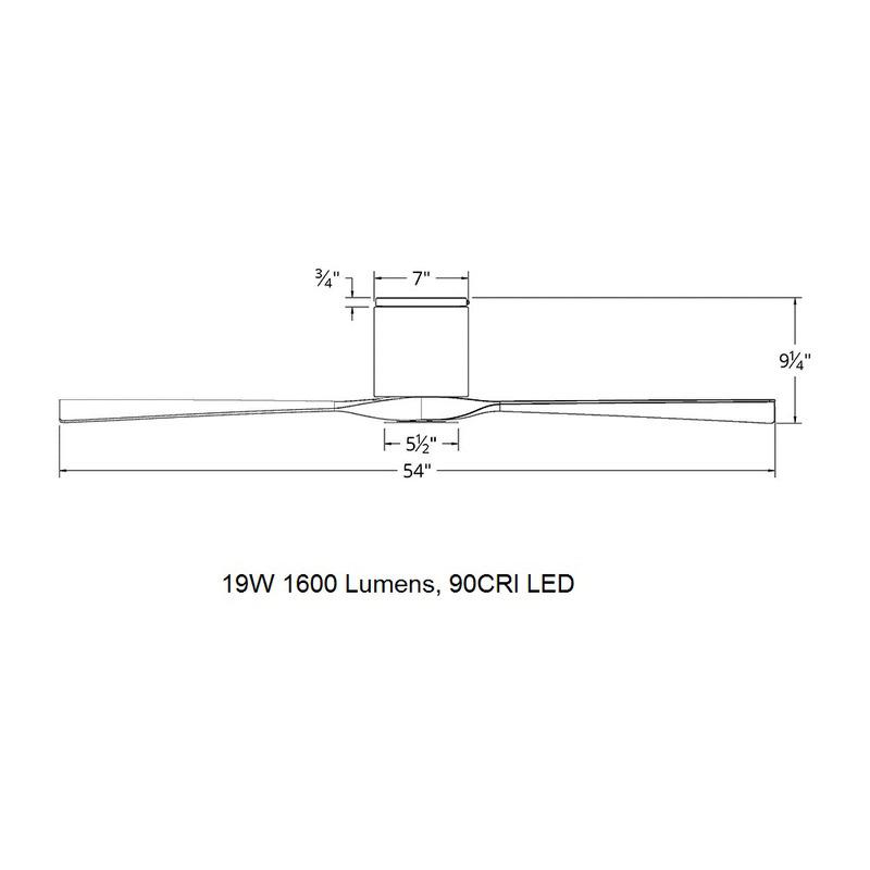 Aviator Flush Mount Smart Ceiling Fan