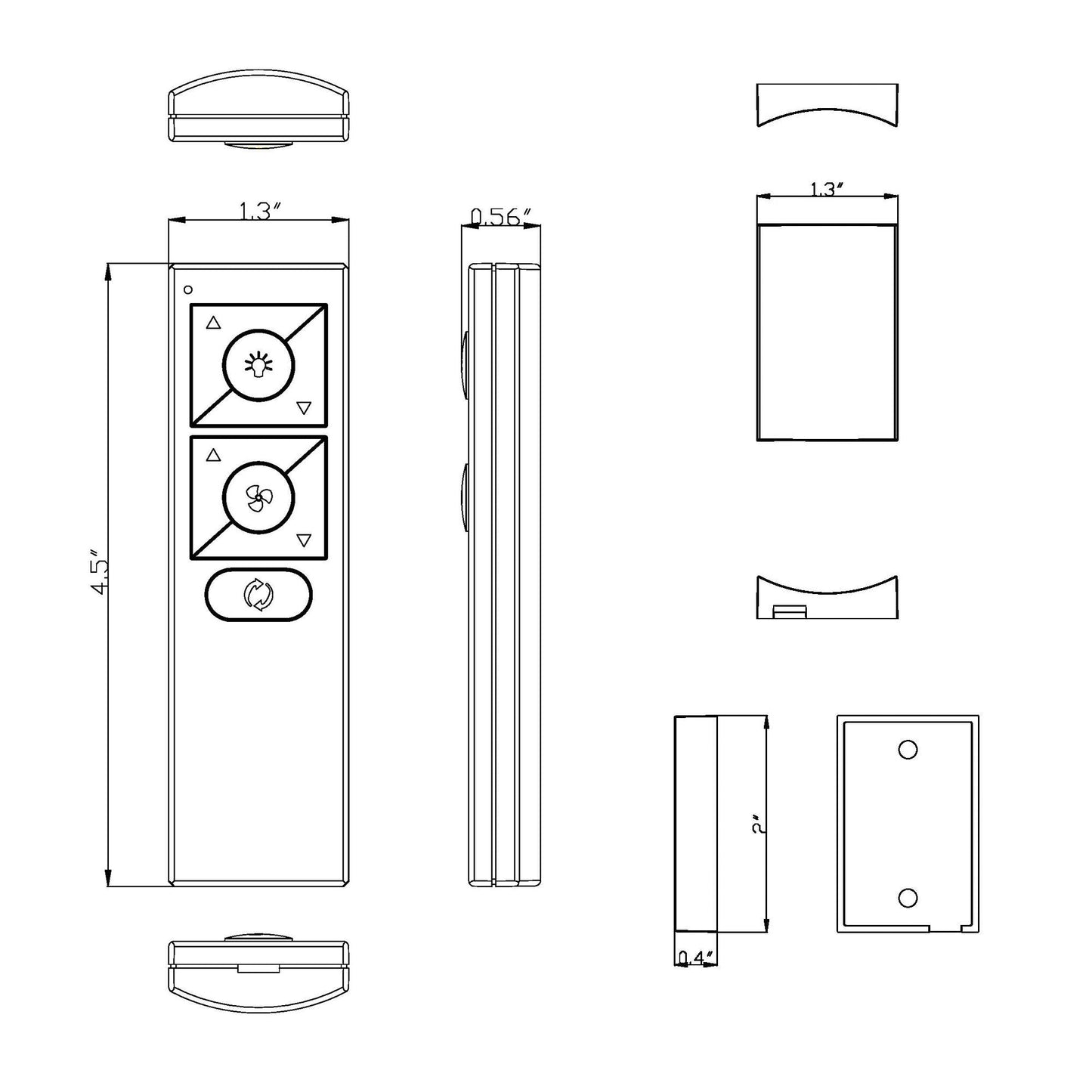 Aviator Flush Mount Smart Ceiling Fan