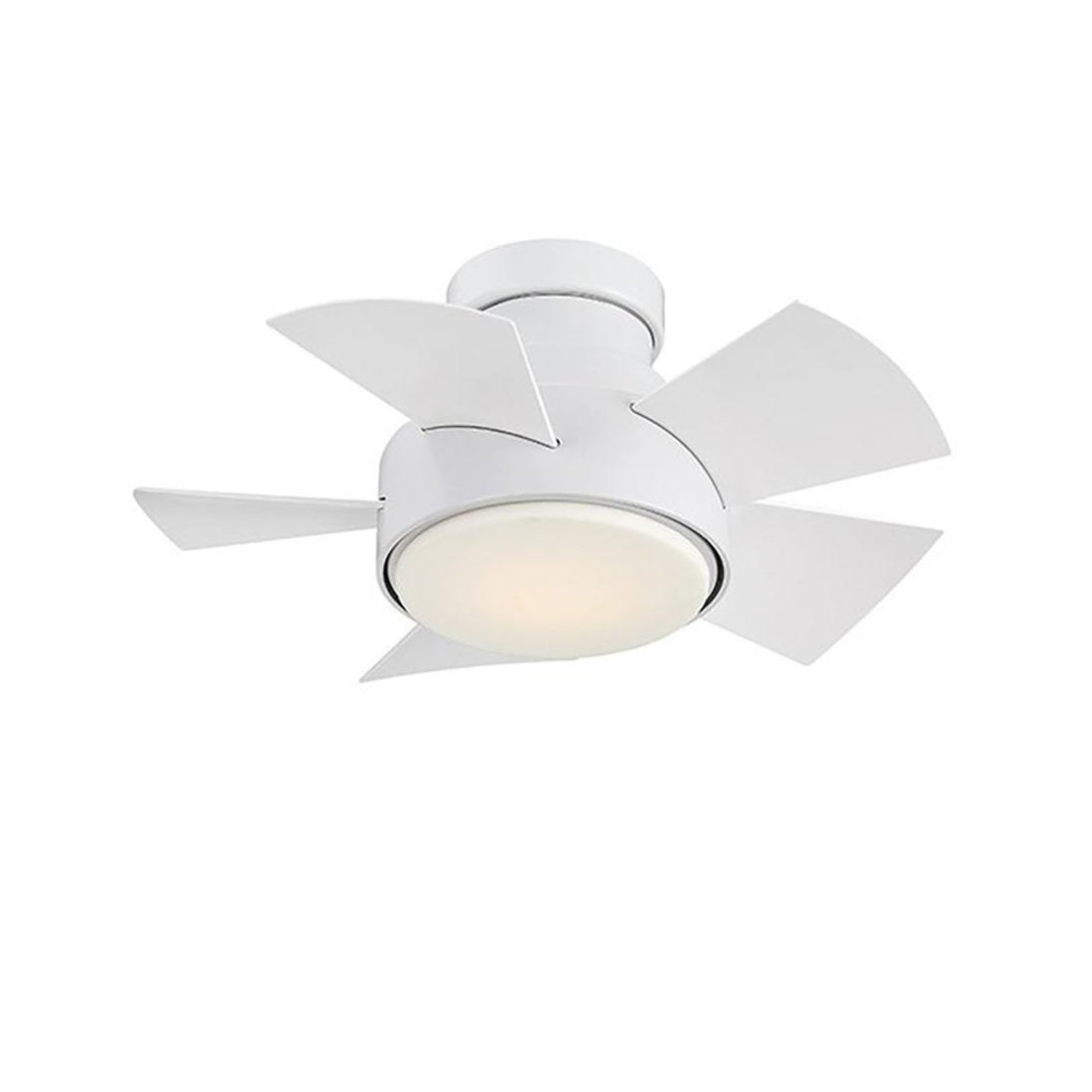 Vox Indoor/Outdoor LED Smart Flush Mount Ceiling Fan