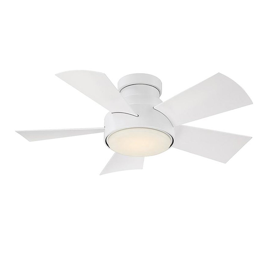 Vox Indoor/Outdoor LED Smart Flush Mount Ceiling Fan