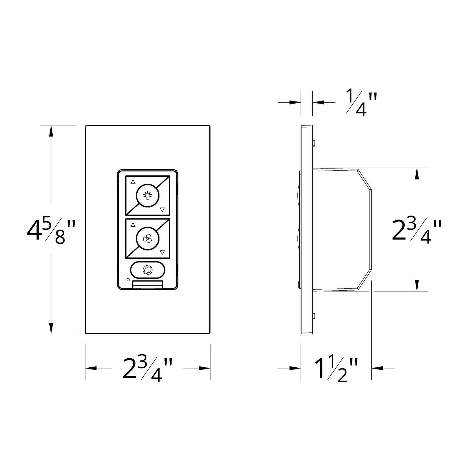 Tip Top Indoor/Outdoor Flush Mount Ceiling Fan