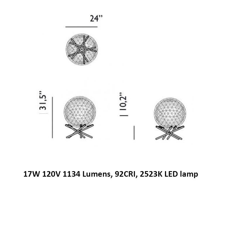 Raimond II Tensegrity Floor Lamp