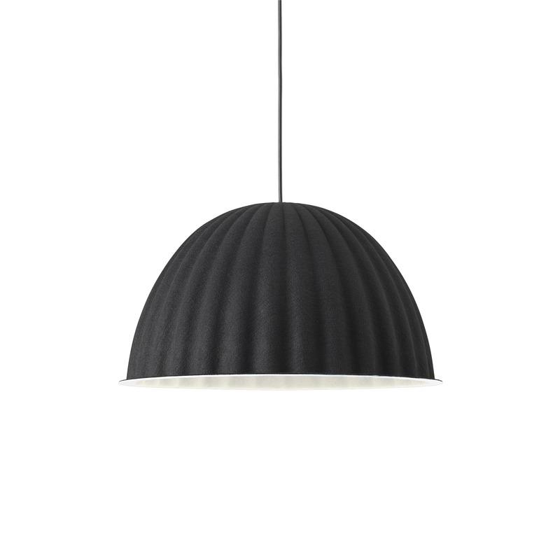 Black / Small: 21.7 in diameter Under The Bell Pendant Light - OPEN BOX