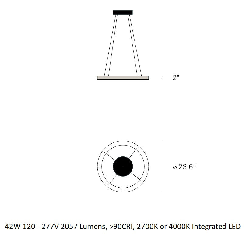 Oh! Line LED Suspension Light