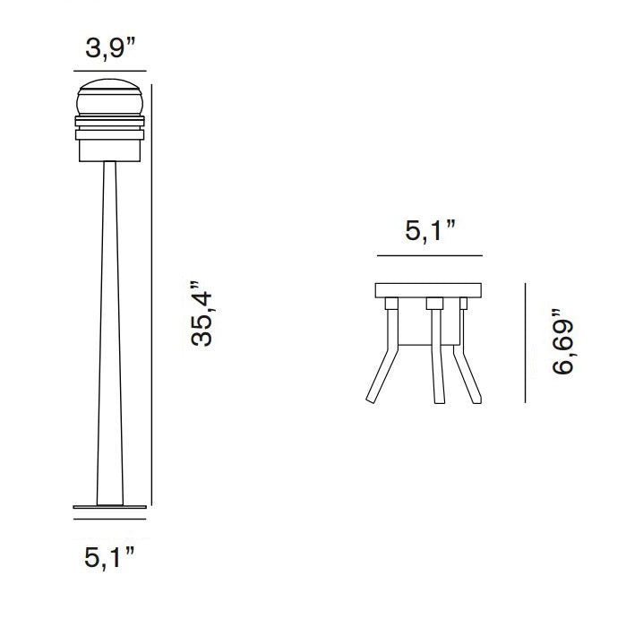 Fresnel Floor Lamp