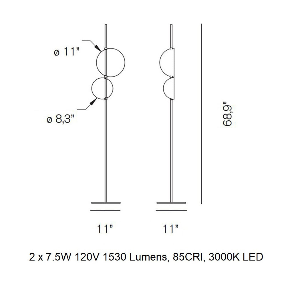 Superluna Floor Lamp