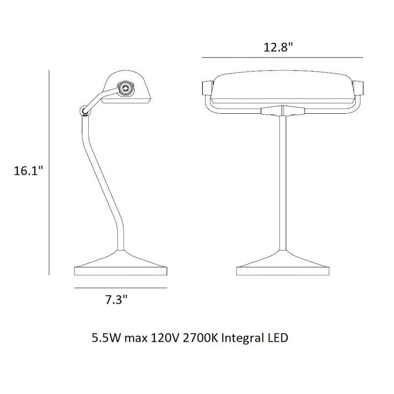 Banker's Desk Light