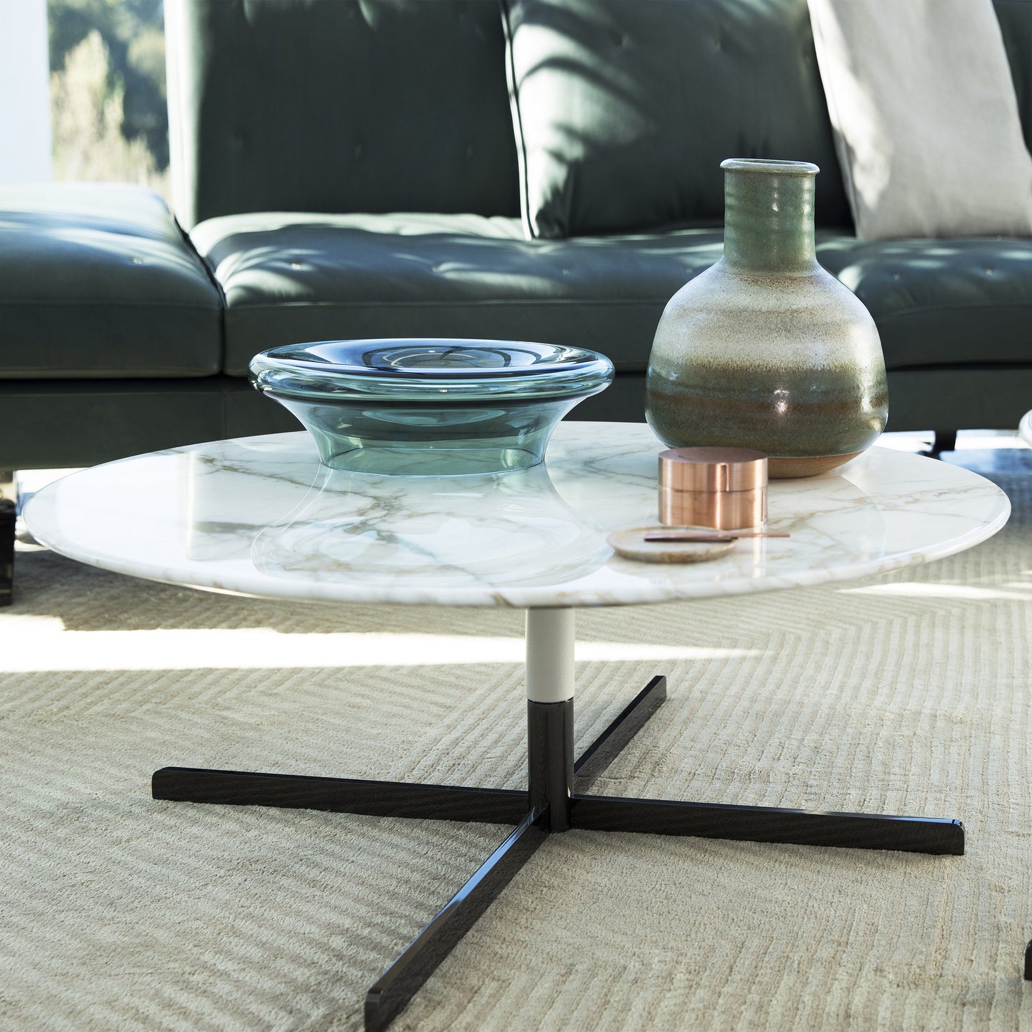 Bob Marble Side & Coffee Table