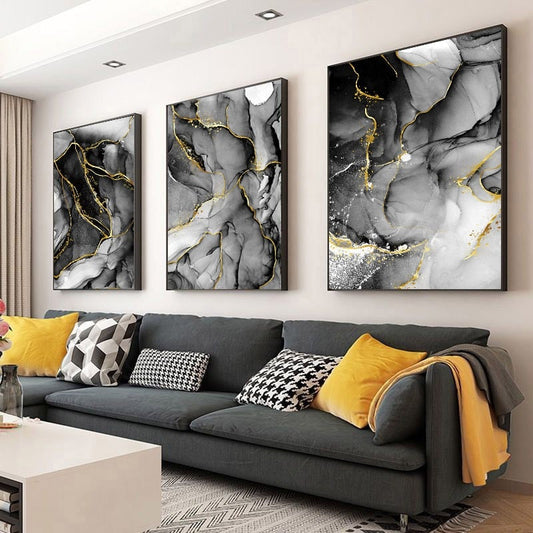 Black Marble | Canvas Print