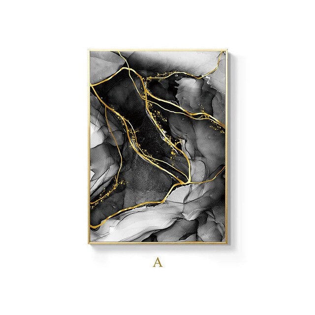 Black Marble | Canvas Print