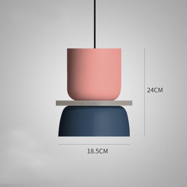Macri Colorful Modern Pendant Light