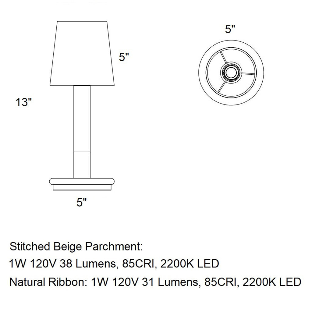 Basica Minima Portable Table Lamp