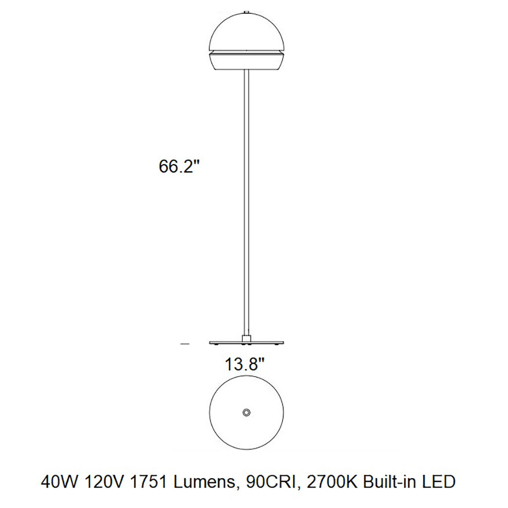 Fontana Pie Floor Lamp