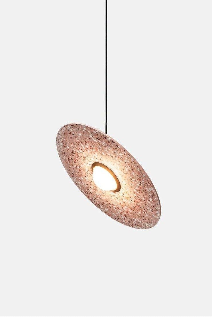 Almeta Disk Sculptural Pendant Light 