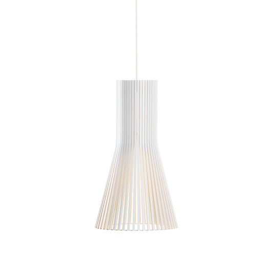 White Laminated / Large: 11.8 in diameter Secto Pendant Light OPEN BOX