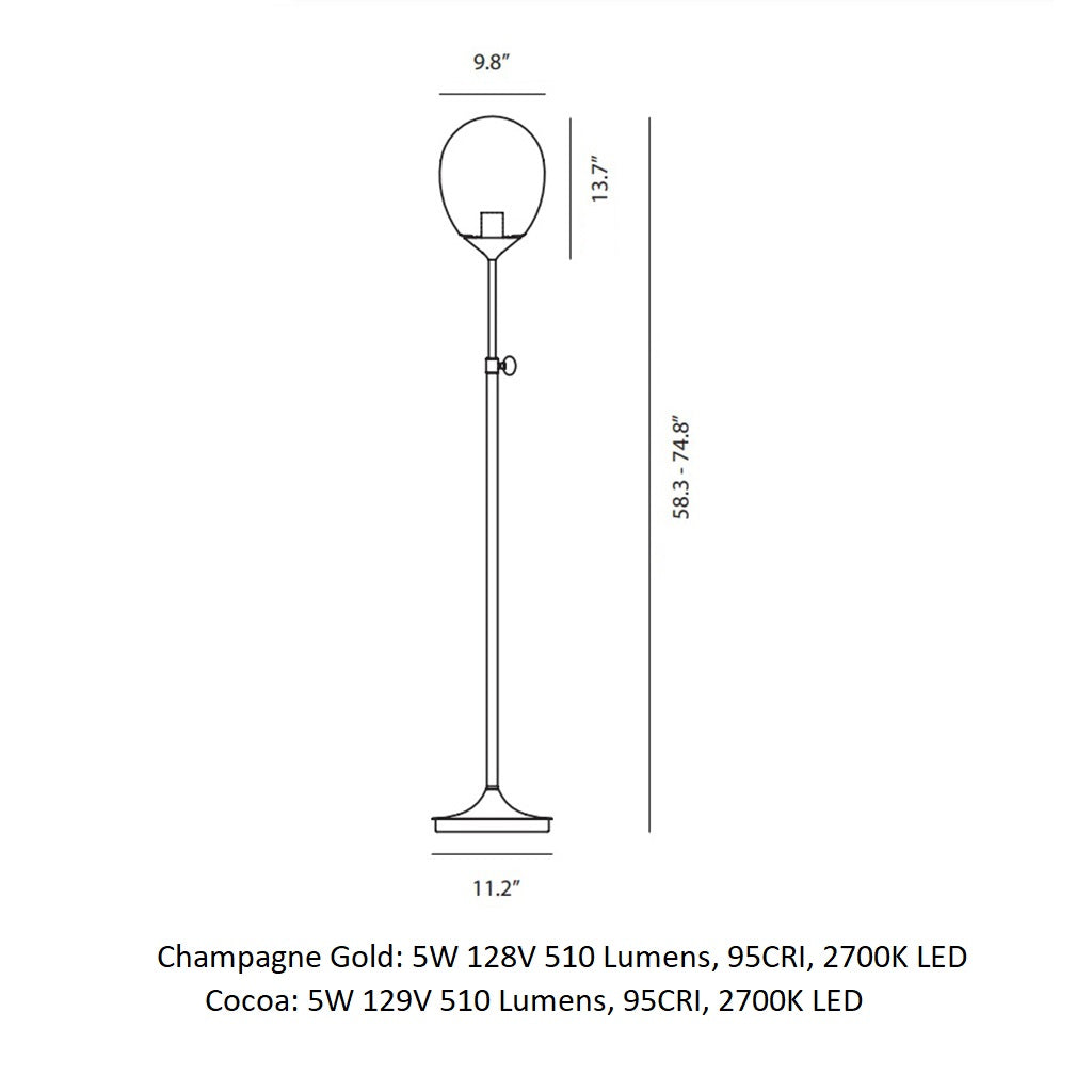 Mist LED Floor Lamp