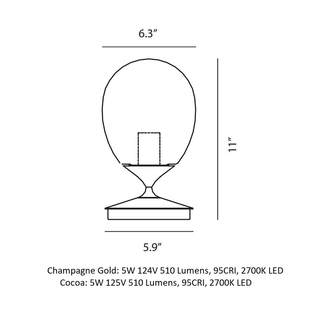 Mist LED Table Lamp