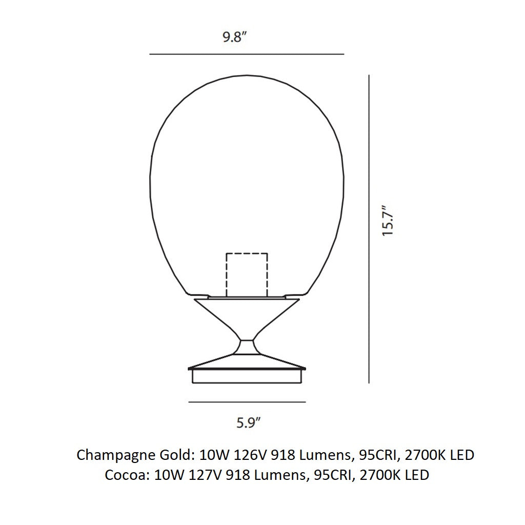 Mist LED Table Lamp