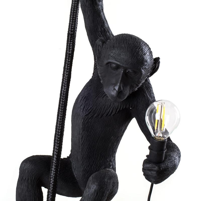 Black Monkey Outdoor Ceiling Lamp OPEN BOX