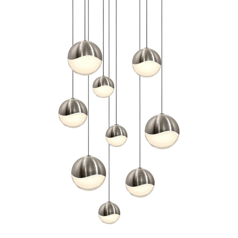 Grapes Nine Light Multi Pendant Light