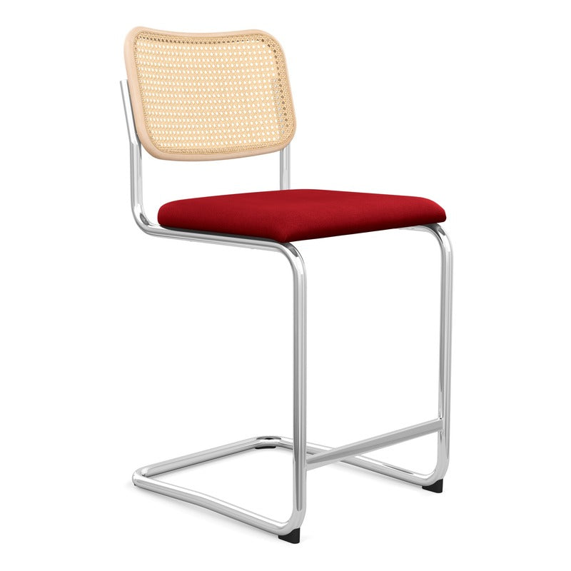 Cesca Stool with Upholstered Seat