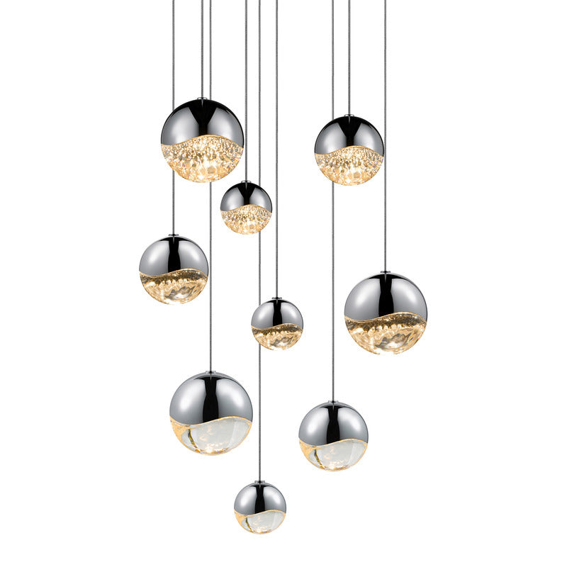 Grapes Nine Light Multi Pendant Light