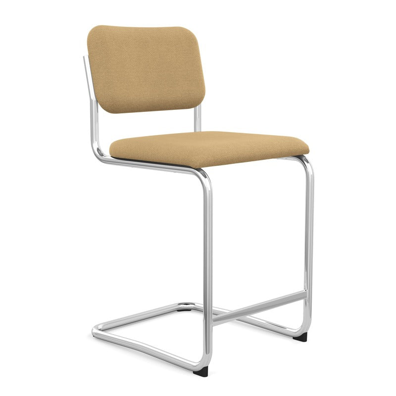 Cesca Stool with Upholstered Seat and Back