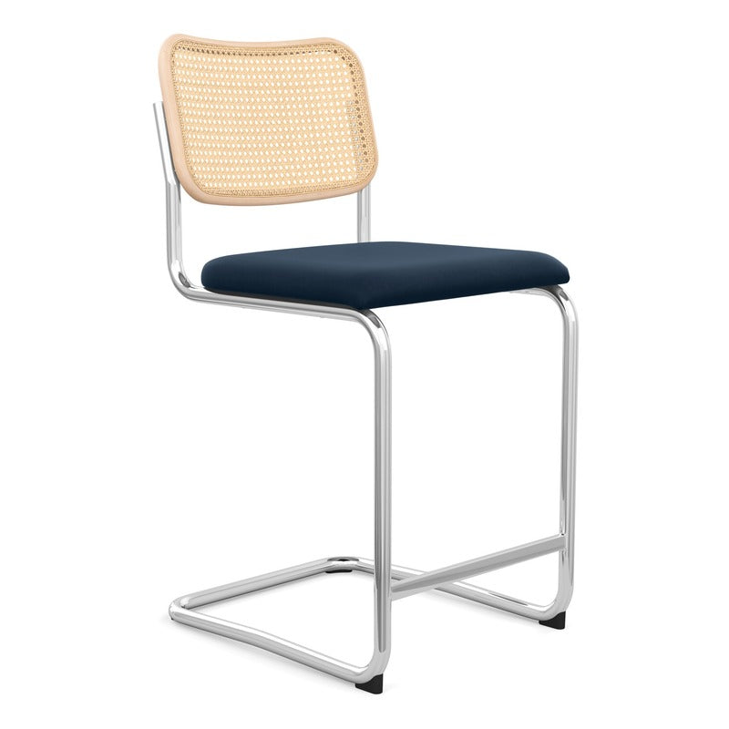 Cesca Stool with Upholstered Seat