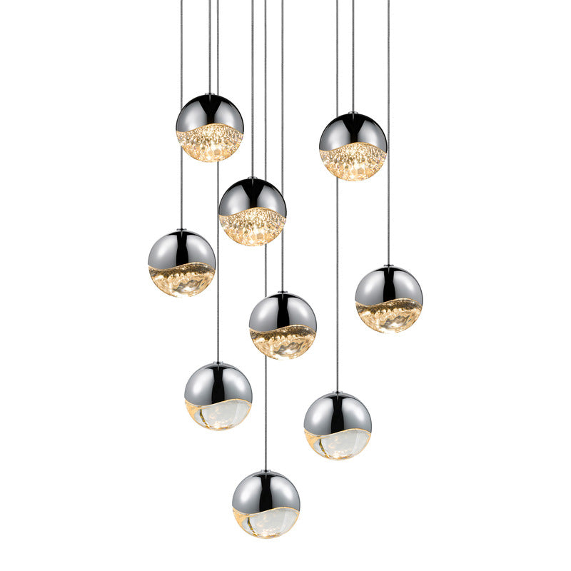 Grapes Nine Light Multi Pendant Light