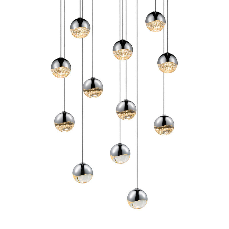 Grapes Twelve Light Multi Pendant Light