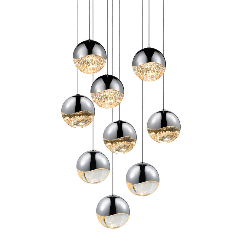 Grapes Nine Light Multi Pendant Light