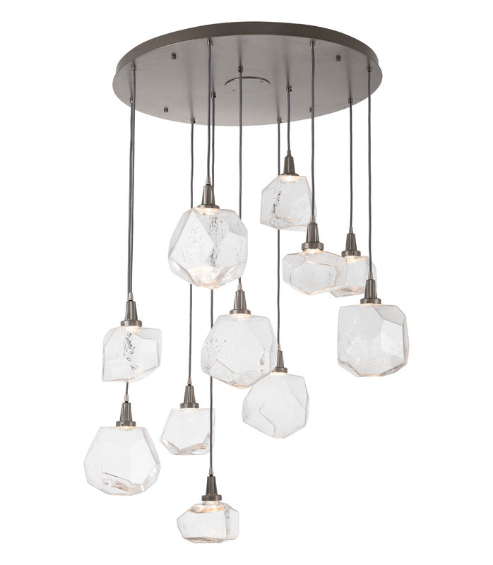 Gem L Round Multi-Light Pendant Light