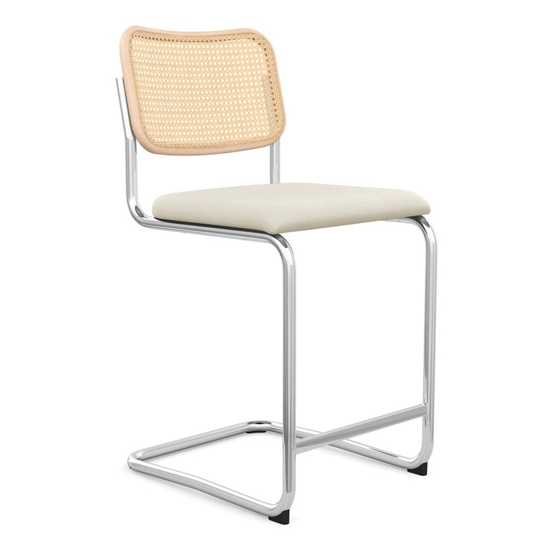 Cesca Stool with Upholstered Seat