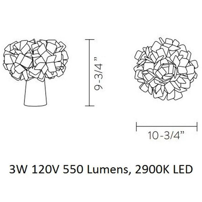 Clizia Battery Powered Table Lamp