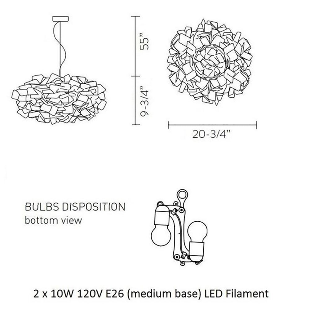 Clizia Mama Non Mama Pendant Light