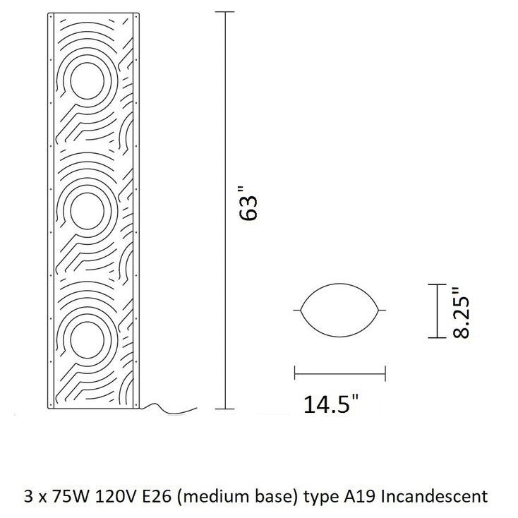 Venti Tube Floor Lamp