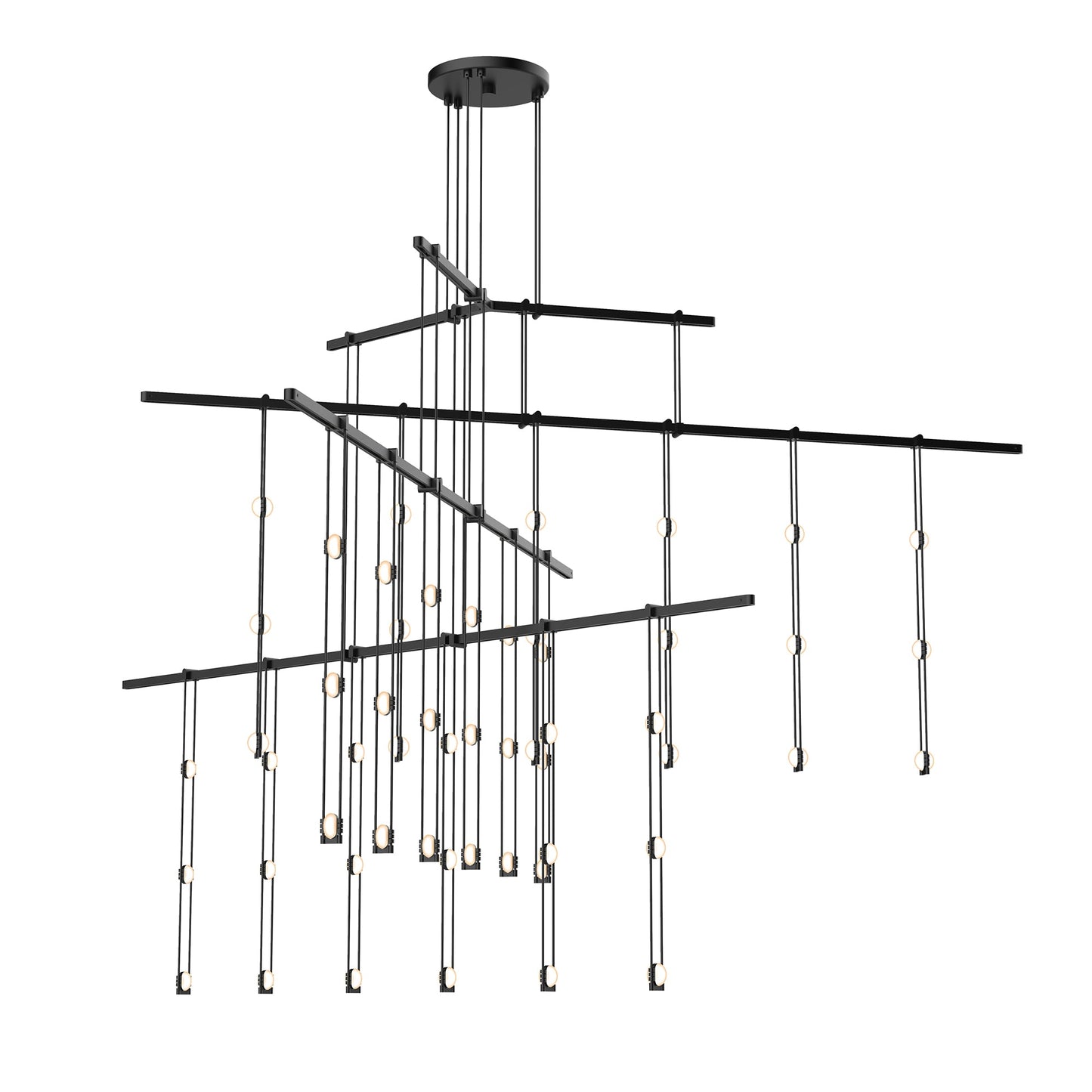 Suspenders Tri-Bar 48 inch Multi Light Pendant Light