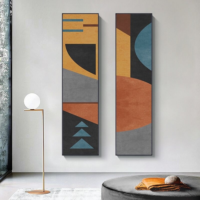 Sunset in the Geo Canvas Prints