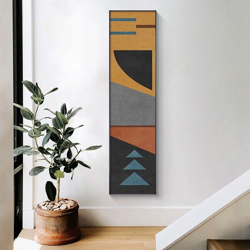 Sunset in the Geo Canvas Prints