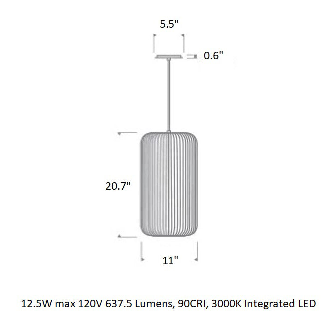 Kai 1 Pendant Light