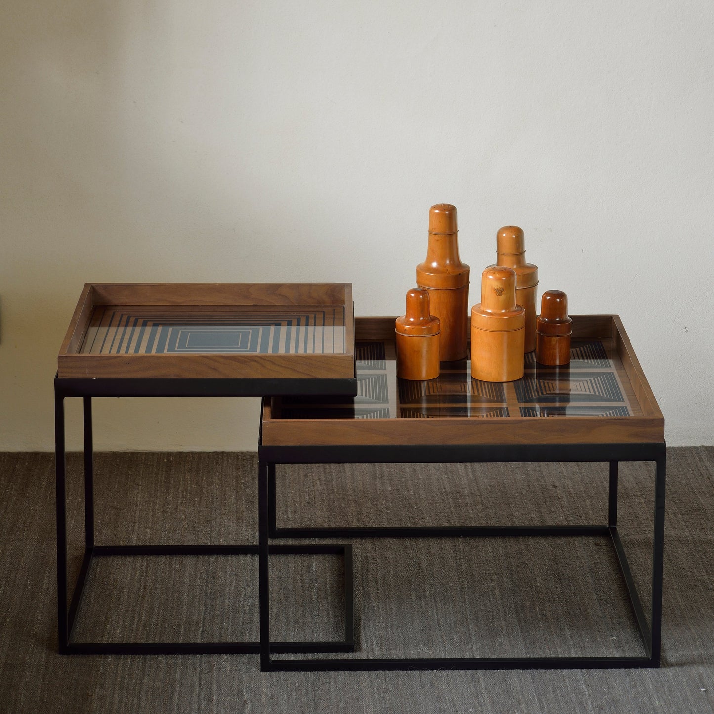 Tray Square Coffee Table Set